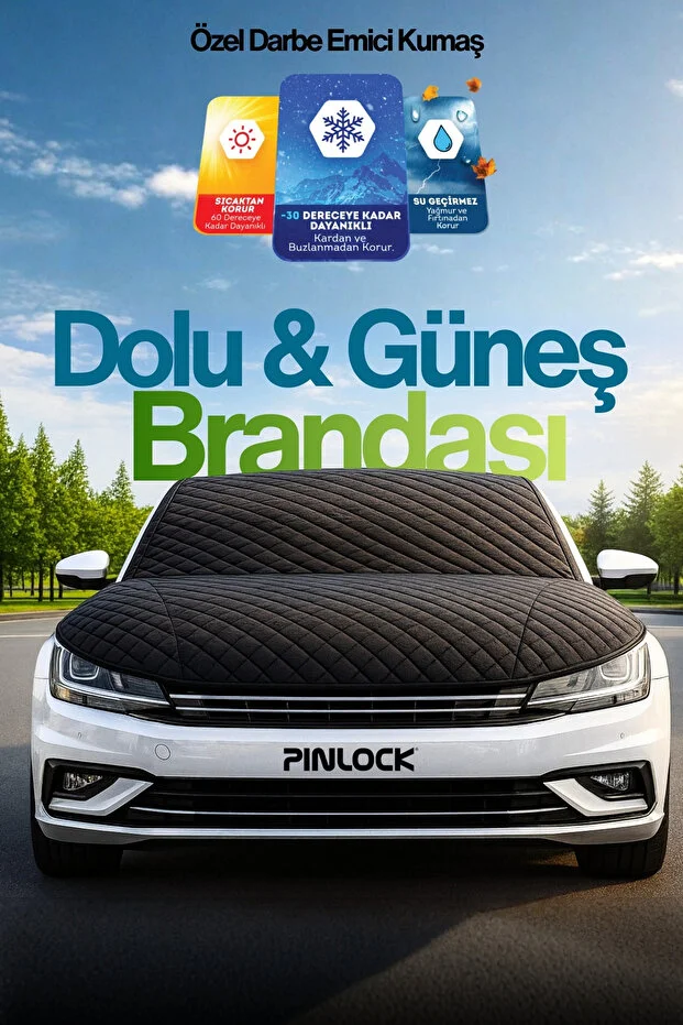 Sedan Hatchback Suv Jeep uyumlu universal otomobil araba brandası, dolu ve kar branda Oto Brandası